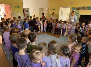 Fioletowy dzień w przedszkolu