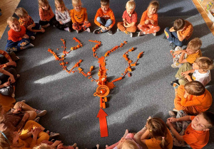 Pomarańczowe drzewo