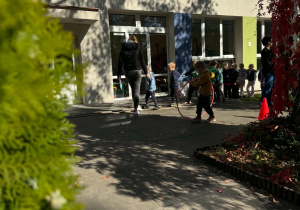 Nasz taras stał sie areną sportową